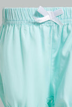 Load image into Gallery viewer, Mint Short With a Bow For Baby Girls
