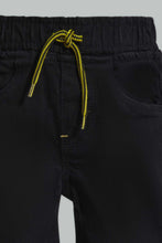 Load image into Gallery viewer, Redtag-Black-Wash-Denim-Short-Denim-Shorts-Infant-Boys-3 to 24 Months