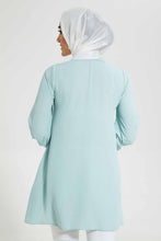 Load image into Gallery viewer, Redtag-Mint-Asymmetric-Hem-Longline-Shirt-Casual-Shirts-Women's-