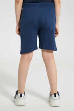 Load image into Gallery viewer, Redtag-Blue-Tom-And-Jerry-Elasticated-Waist-Short-Active-Shorts-Boys-2 to 8 Years