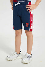 تنزيل الصورة على معرض الصور، Redtag-White-Spiderman-T-Shirt-And-Short-Set-Sets-Boys-2 to 8 Years