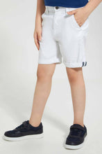 Load image into Gallery viewer, White Chino Short