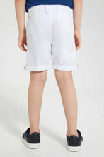 Load image into Gallery viewer, White Chino Short