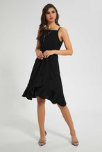 تنزيل الصورة على معرض الصور، Redtag-Blush-Ruffle-Midi-Dress-Dresses-Women's-