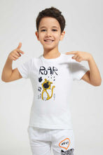 تنزيل الصورة على معرض الصور، Redtag-Beige-Shirt-And-T-Shirt-Set-Casual-Shirts-Boys-2 to 8 Years