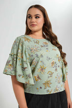 Load image into Gallery viewer, Redtag-Pink-Floral-Top-Blouses-Women's-