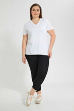 Load image into Gallery viewer, Redtag-Pack-Of-2-Legging---Crop-X-Crop-Leggings-Women's-