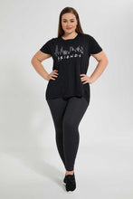 Load image into Gallery viewer, Redtag-Pack-Of-2-Legging---Crop-X-Long-Leggings-Women's-