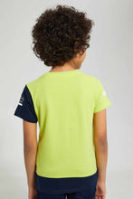 Load image into Gallery viewer, Redtag-Green-Spaceman-T-Shirt-Graphic-T-Shirts-Boys-2 to 8 Years