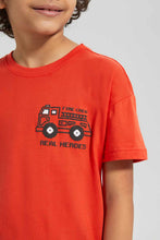 تنزيل الصورة على معرض الصور، Redtag-Red-Placement-Print-Over-Size-T-Shirt-Graphic-T-Shirts-Boys-2 to 8 Years