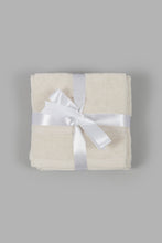 Load image into Gallery viewer, Redtag-Beige-Textured-Cotton-Face-Towel-Set-(4-Piece)-0,-Colour:Beige,-Filter:Home-Bathroom,-HMW-BAC-Face-Towels,-New-In,-New-In-HMW-BAC,-Non-Sale,-S22A,-Section:Homewares-Home-Bathroom-