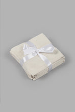 Load image into Gallery viewer, Redtag-Beige-Textured-Cotton-Face-Towel-Set-(4-Piece)-0,-Colour:Beige,-Filter:Home-Bathroom,-HMW-BAC-Face-Towels,-New-In,-New-In-HMW-BAC,-Non-Sale,-S22A,-Section:Homewares-Home-Bathroom-