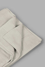تنزيل الصورة على معرض الصور، Redtag-Beige-Textured-Cotton-Hand-Towel-Hand-Towels-Home-Bathroom-
