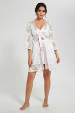 Load image into Gallery viewer, Redtag-Pink-Embroidered-Robe-Robes-Women's-