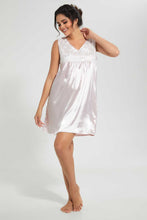 تنزيل الصورة على معرض الصور، Redtag-Pink-Chemise-With-Lace-At-Yoke-Chemises-Women's-