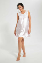 تنزيل الصورة على معرض الصور، Redtag-Pink-Chemise-With-Lace-At-Yoke-Chemises-Women's-
