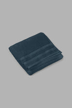 Load image into Gallery viewer, Redtag-Navy-Luxury-Cotton-Hand-Towel-Colour:Navy,-Filter:Home-Bathroom,-HMW-BAC-Hand-Towels,-New-In,-New-In-HMW-BAC,-Non-Sale,-S22A,-Section:Homewares-Home-Bathroom-