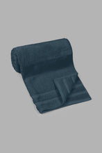 Load image into Gallery viewer, Redtag-Navy-Luxury-Cotton-Hand-Towel-Colour:Navy,-Filter:Home-Bathroom,-HMW-BAC-Hand-Towels,-New-In,-New-In-HMW-BAC,-Non-Sale,-S22A,-Section:Homewares-Home-Bathroom-