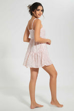 تنزيل الصورة على معرض الصور، Redtag-Pink-Floral-Printed-Chemise-Chemises-Women's-