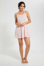 تنزيل الصورة على معرض الصور، Redtag-Pink-Floral-Printed-Chemise-Chemises-Women's-