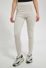Load image into Gallery viewer, Redtag-Pink-Pleated-Pontie-Legging-Leggings-Women's-