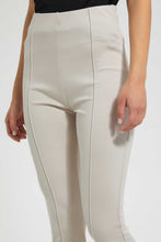 Load image into Gallery viewer, Redtag-Pink-Pleated-Pontie-Legging-Leggings-Women's-