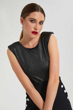Load image into Gallery viewer, Redtag-Black-Sleeveless-Bodysuit-Tops-Women's-
