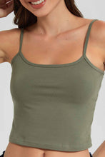 Load image into Gallery viewer, Redtag-Khaki-Plain-Half-Strappy-Vest-Category:Vests,-Colour:Olive,-Filter:Women's-Clothing,-KSH,-New-In,-New-In-Women-APL,-Non-Sale,-S22C,-Section:Women,-Women-Vests-Women's-