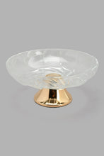 Load image into Gallery viewer, Redtag-Gold-Glass-Serving-Bowl-Serving-Bowls-Home-Dining-