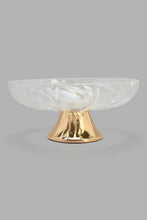 Load image into Gallery viewer, Redtag-Gold-Glass-Serving-Bowl-Serving-Bowls-Home-Dining-