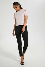 Load image into Gallery viewer, Redtag-Pink-Basic-Puff-Sleeve-Top-Tops-Women's-