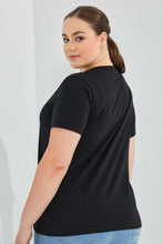 تنزيل الصورة على معرض الصور، Redtag-Black-Graphic-T-Shirt-Graphic-T-Shirts-Women's-