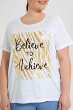 تنزيل الصورة على معرض الصور، Redtag-White-Graphic-T-Shirt-Graphic-T-Shirts-Women's-