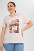 Redtag-Beige-Sequin-T-Shirt-Graphic-T-Shirts-Women's-