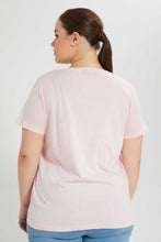 Load image into Gallery viewer, Redtag-Beige-Sequin-T-Shirt-Graphic-T-Shirts-Women's-