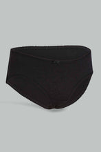 تنزيل الصورة على معرض الصور، Redtag-Black-Plain-Boyleg-Brief-(5-Pack)-365,-Category:Briefs,-Colour:Black,-ESS,-Filter:Women's-Clothing,-New-In,-New-In-Women-APL,-Non-Sale,-Section:Women,-Women-Briefs-Women's-