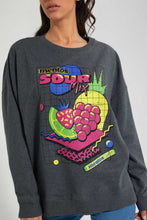 تنزيل الصورة على معرض الصور، Redtag-Black-Acid-Wash-Pink-Floyd-Printed-Sweatshirt-Sweatshirts-Women's-