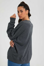 تنزيل الصورة على معرض الصور، Redtag-Black-Acid-Wash-Pink-Floyd-Printed-Sweatshirt-Sweatshirts-Women's-