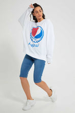 تنزيل الصورة على معرض الصور، Redtag-Red-Pepsi-Cola-Printed-Sweatshirt-Sweatshirts-Women's-