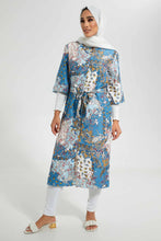 Load image into Gallery viewer, Redtag-Assorted-Tunic-Allover-Print-100%-Poly-Satin-Twill-Shiny-Finish-Dresses-Women's-