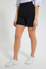 Redtag-Black-Bermuda-Short-Loungewear-Women's-