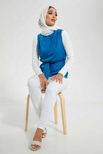 Load image into Gallery viewer, Redtag-Assorted-Printed-Cowl-Neck-Belted-Top-Blouses-Women's-