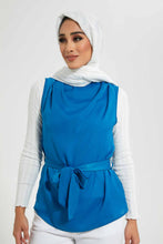 Load image into Gallery viewer, Redtag-Assorted-Printed-Cowl-Neck-Belted-Top-Blouses-Women's-