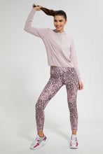 Load image into Gallery viewer, Redtag-Pink-Zip-Through-SweaT-Shirt-Active-Sweatshirts-Women's-