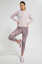 Load image into Gallery viewer, Redtag-Pink-Allover-Printed-Active-Pant-Joggers-Women's-