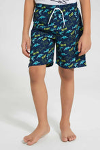 Load image into Gallery viewer, Redtag-White-Shark-Sun-Protector-Set-Swimsuits--