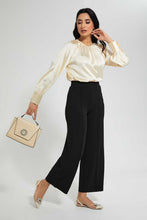 Load image into Gallery viewer, Redtag-Cream-Satin-Blouse-Blouses-Women's-