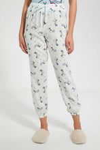 Load image into Gallery viewer, Redtag-Blue-Unicorn-Printed-Pyjama-Set-Pyjama-Sets-Women's-