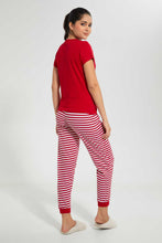 Load image into Gallery viewer, Redtag-Red-Lets-Sleep-Printed-Pyjama-Set-Pyjama-Sets-Women's-