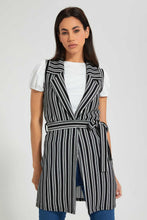 Load image into Gallery viewer, Redtag-Sleeveless-Belted-Collared-Cardigan-Jackets-Women's-